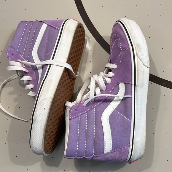 Purple Vans High Tops W9 / M7.5 - Picture 3 of 7